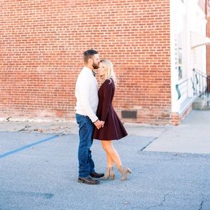 Maroon Long Sleeve Dress